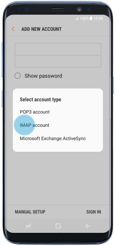 IMAP account