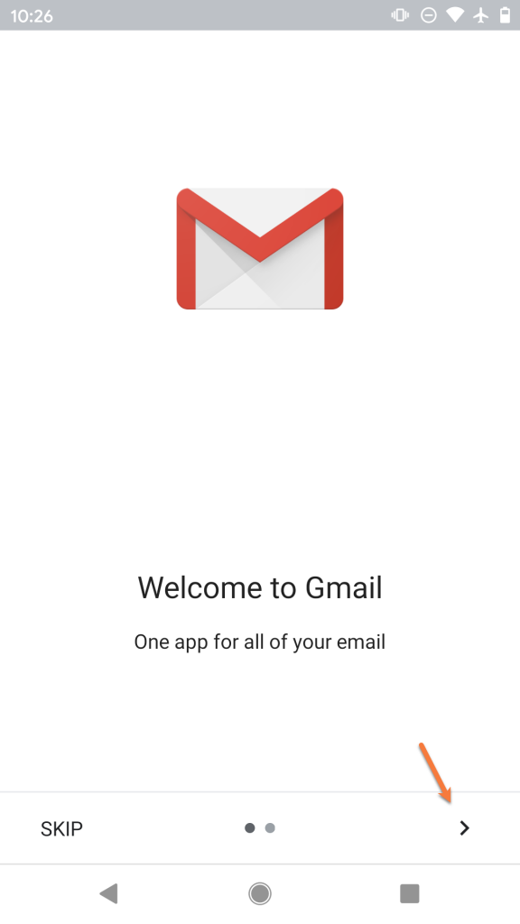Gmail profile menu showing Add another account